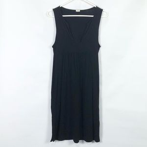 J. Crew black T-shirt tee dress sleeveless EUC women’s size xsmall